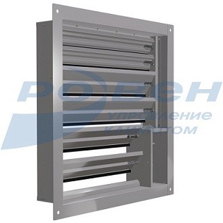 Клапан дымоудаления ДМУ-МС с электромагнитным приводом многостворчатый