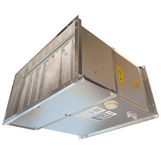 Воздухонагреватель электрический прямоугольный предварительный E (PTC) с термостатом